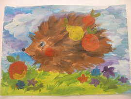 Петрошкин Егор, 7 лет; Ёжик