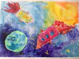 "Космические просторы" Спесивцев Максим, 5 лет, НДОУ д\с №28 ОАО "РЖД"