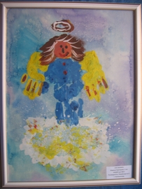 Карташова Марина, 5 лет; На облаке