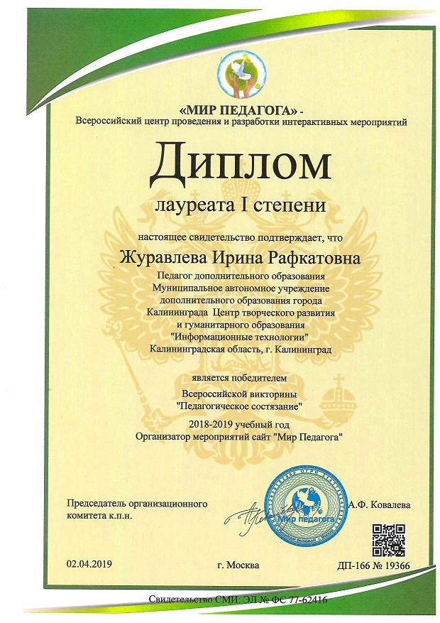 2019 Пед. состязание