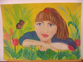 Межевая Елизавета, 11 лет; Весенние грезы