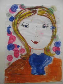 Игнатова Катя, 7 лет; Моя милая мама