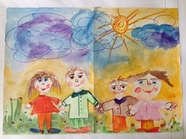 "Моя семья" Коротаева Татьяна, 6 лет, НДОУ д\с №28 ОАО "РЖД"
