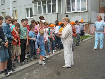 04.07 Учебная тревога по пожарной безопасности\педагог сверяет со списком 3 отряд
